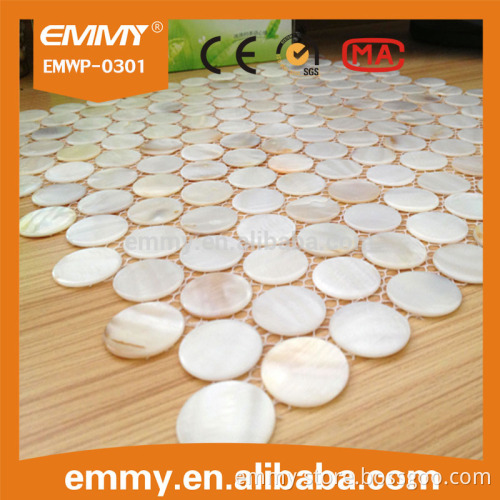 25*25mm mesh backing shell mosaic tile, mother of pearl mosaic bathroom tile